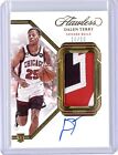 DALEN TERRY 2022-23 PANINI FLAWLESS ROOKIE GAME-USED PATCH AUTO GOLD 10/10 RC 