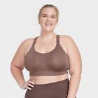 Women's Sculpt High Support Embossed Sports Bra - All In Motion Brown 1X
