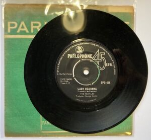 The Beatles, Lady Madonna / The Inner Light, vinyl 45 (South Africa, 1968), M-