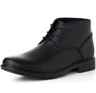 Alpine Swiss Mens Ankle Boots Dressy Casual Leather Lined Dress Shoes Lace up NW