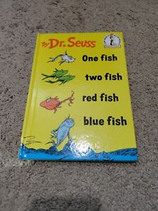 One Fish Two Fish Red Fish Blue Fish by Dr. Seuss 1988 Hardback