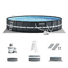 Intex Ultra XTR Outdoor Frame Above Ground Swimming Pool Set w/ Pump