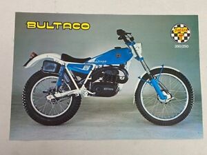 Genuine Original Sales Brochure Bultaco  198B/199B 340 Trial  A4 Twinshock