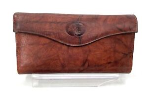 Vintage Buxton Brown Clutch Leather Wallet