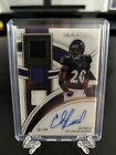 Ed Reed 2023 Panini Immaculate Triple Patch On Card Jersey Match Auto 20/49