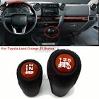 Leather Console Shifter Konb Replace For Toyota Land Cruiser LC70 76 77 78 FJ79