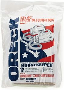 12 Bags B Oreck Xl Buster Canister Vacuum Pkbb12dw 12 Pack Housekeeper