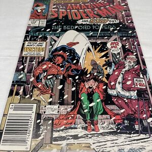 Amazing Spider-Man #314 NEWSSTAND (1989) McFarlane Cover Christmas Santa Mid