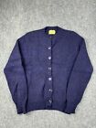 Vintage Mohair Wool Knit Sweater Cardigan Women’s Small Ann Arbor Cats Eye 50s