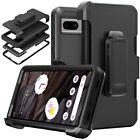 For Google Pixel 7a Case Heavy Duty Shockproof TPU Cover+Belt Clip Fits Otterbox