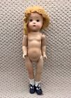 VINTAGE UNMARKED SHIRLEY TEMPLE DOLL 14.5