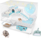Hamster Cages and Habitats Small Animal Cage with Accessories Rat, Mouse Basic C