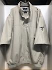 Ashworth Weather Systems Short Sleeve Pullover Beige Wind & Water Resistant XXL