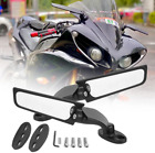 Side Mirrors Fit For Yamaha YZF R1 R3 R6 Rearview Wind Wing Mirror Adjustable (For: Ducati Monster 797)