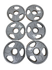 Weider 5 lb Olympic Plates Hammertone 30 lbs Total Qty 6 Free Shipping!!!!!