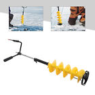 New ListingIce Drill Auger Nylon Ice Auger Bit 8''x41'' Drill Adapter Ice Fishing Yellow