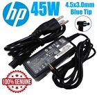 Genuine HP 45W Blue Tip Laptop AC Adapter Power Charger 741727-001 854054-001