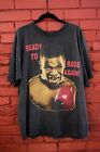vintage shirt mike tyson  XXL iron mike boxing 90s Rap Tee Ready To Rage