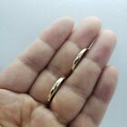 2mm 10K Solid Yellow Gold Plain Knuckle Band Simple Ring Women Sizes 2 to 7.5