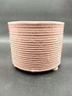 Vintage Pink Zanesville Ohio Pottery Stoneware Planter Vase 4004 Homespun Line