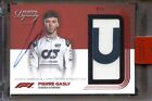 2022 Topps Dynasty Formula 1 F1 Racing Red Pierre Gasly AUTO Patch 4/5