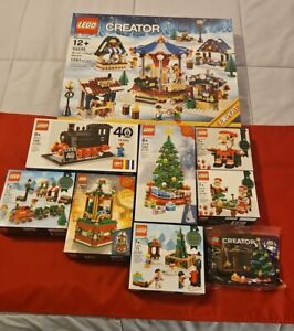 Lego Fantastic Christmas Lot! New & Sealed Collection! Retired!