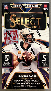 2019 Select Football FOTL Factory Sealed Hobby Box - 1st Off The Line (4) Hits!
