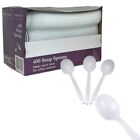 400 Disposable Plastic Soup Spoons Nicole Home Collection Cutlery Medium Weight