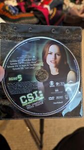 CSI: Crime Scene Investigation: Season 3 Disc 5 DVD (Backup Disc+Sleeve ONLY)
