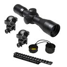 4x30 Rifle Scope + Rings + Mount Fits Henry Marlin 22 Lever Action Carbine