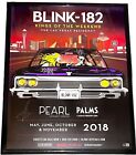 Blink-182 Signed 2018 Las Vegas Residency Concert Poster W/Letter (BAS AC49339)