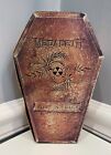 Megadeth 1990 Rust In Peace RARE CD Coffin Box Set Capitol Records Rattlehead