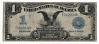 1899 $1 Large Black Eagle Silver Certificate One Dollar Fr. 228 - Fine