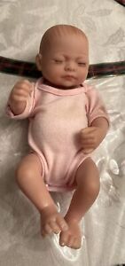 Full Body Vinyl Silicone Girl Doll Realistic Reborn Baby Dolls Newborn 10” Pink