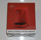 KITCHEN SELECTIVES SINGLE SERVE COFFEE MAKER | RED