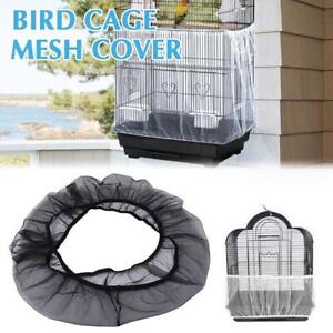 Nylon Pet Bird Cage Covers Seed Catcher Shell Skirt Guard Mesh Net Mesh FAST