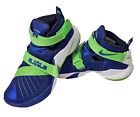Nike Lebron Soldier 9 IX Sprite Blue/Green Basketball Shoes Mens 8 Blue Green