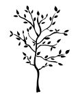 RoomMates 19-inch Tree Branches Peel and Stick Wall Decals 59-Pieces