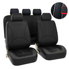 For Toyota Auto Car Seat Cover Full Set Leather 5-Seat Front Rear Protector US (For: 2017 Toyota Corolla)