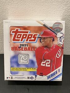 2021 Topps Series 1 Baseball Mega Box 16 packs/256 Cards Factory Sealed Mint MLB
