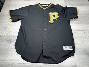 Pittsburgh Pirates Jersey Mens XL Black Gerrit Cole 45 Stitched Button Down USA