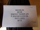 MICHELIN ENERGY SAVER A/S P 205 55 16 91H SL ALL SEASON TIRE 66109 BQ3 (Fits: 205/55R16)