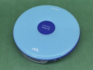 Sony PSYC CD Walkman D-EJ010 Portable CD Player Light Blue