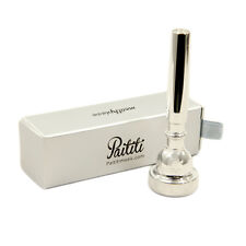 New Paititi Standard Trumpet Mouthpiece for Bach Standard 3C Size Silver Plated