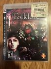 Folklore (Sony PlayStation 3, 2007) CIB Excellent Condition! Rare! Fast Shipping