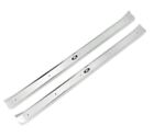 Pair Sill Scuff Plates w/ Decals For 1965-1970 Chevy Impala 2-Door (For: 1967 Impala)