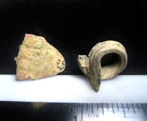 Civil War Relics Recovered Cold Harbor Dug Artillery Shell Fuse Brass Strap End