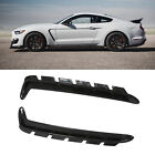 Hot 2pcs Side Air Vent Trim Carbon Fiber UV Resistant Parts For Mustang GT350