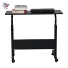 Over the Bed Side Table Adjustable Bedside Hospital Overbed Rolling Tray Wheels