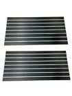 Slatwall Easy Panels,  2' H x 4' W Black w/ Metal Inserts Set of 2 PIECES